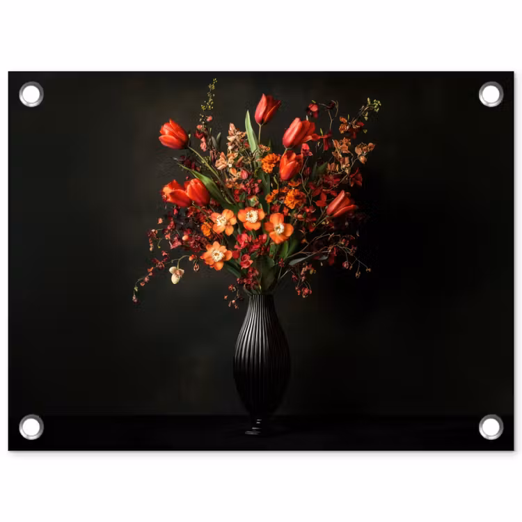 Tuinposter - Bloemen - Takken - Boeket — 1