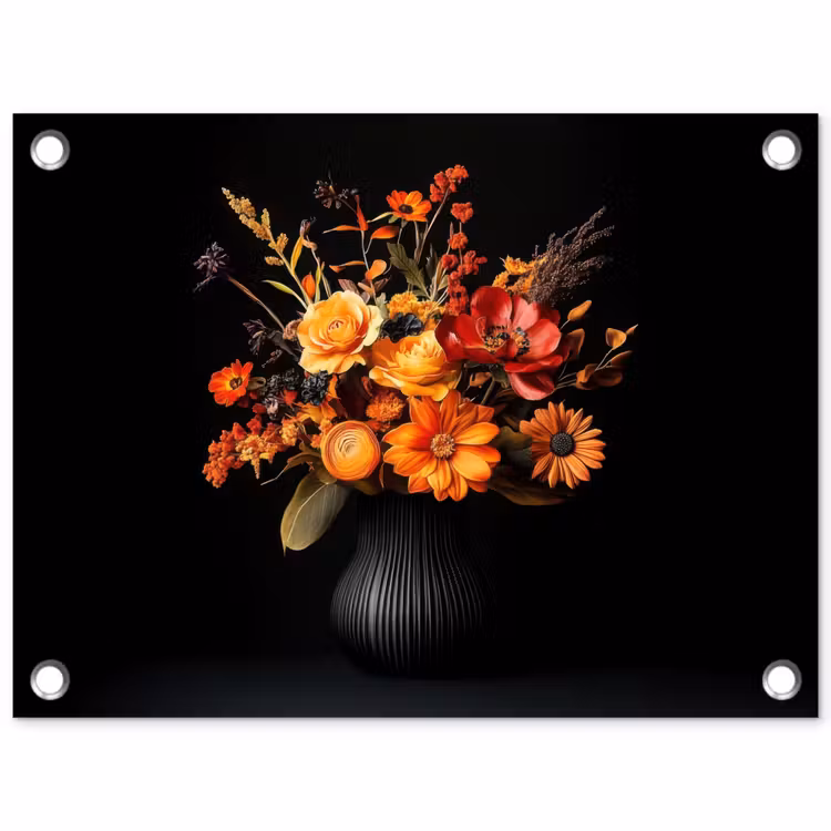 Tuinposter - Herfst - Boeket - Oranje — 1