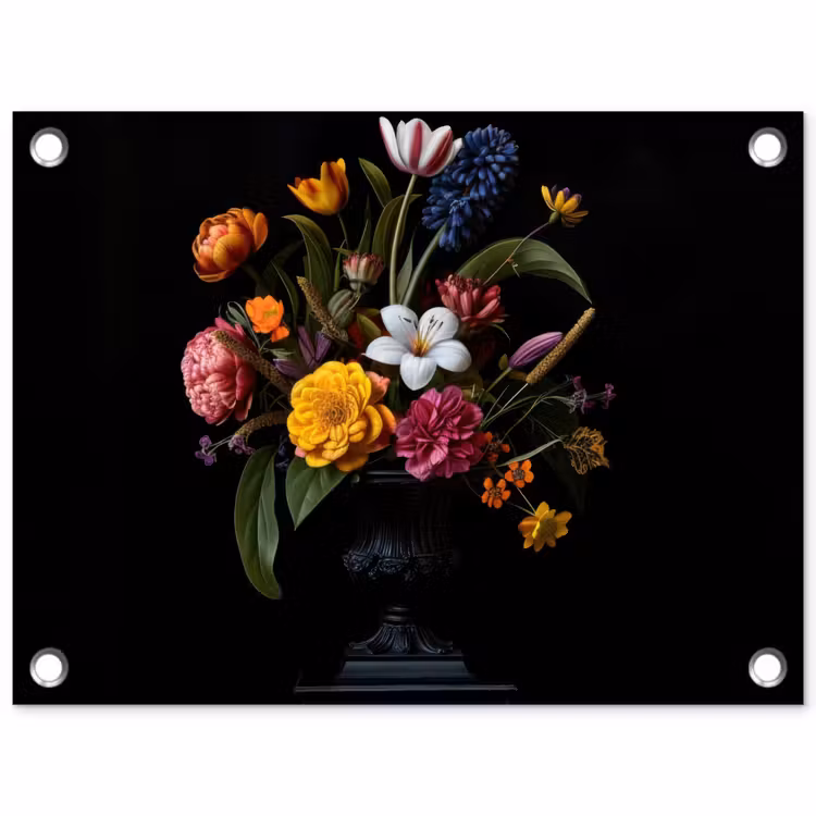 Tuinposter - Lente - Bloemen - Klassiek - Vaas — 1