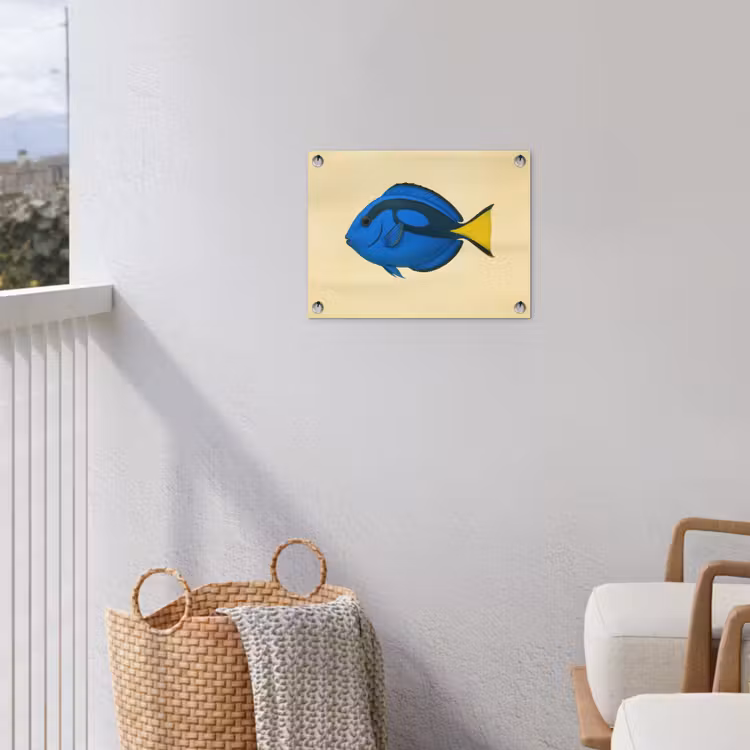 Tuinposter - Blauw - Dory - Vis - Staartvin — 3