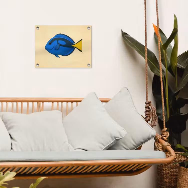 Tuinposter - Blauw - Dory - Vis - Staartvin — 5