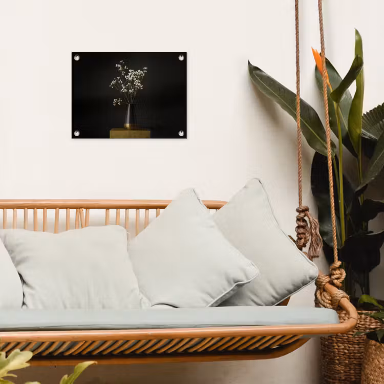 Tuinposter - Bloembollen - Wit - Vaas - Minimalistisch — 5