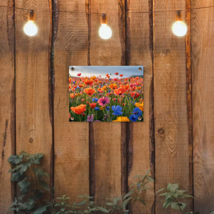Tuinposter - Bloemenweide in volle bloei — 2