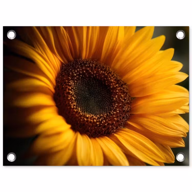 Tuinposter - Geel - Zonnebloem - Zomers — 1