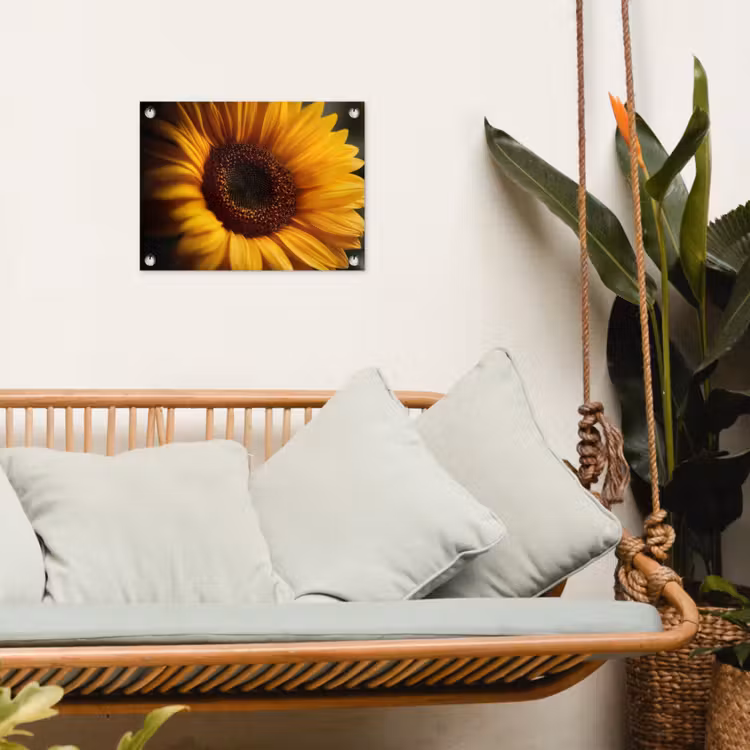 Tuinposter - Geel - Zonnebloem - Zomers — 5