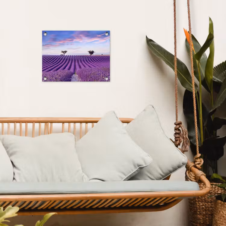 Tuinposter - Lavendel - Natuur - Paars - Bomen - Bloemen — 5