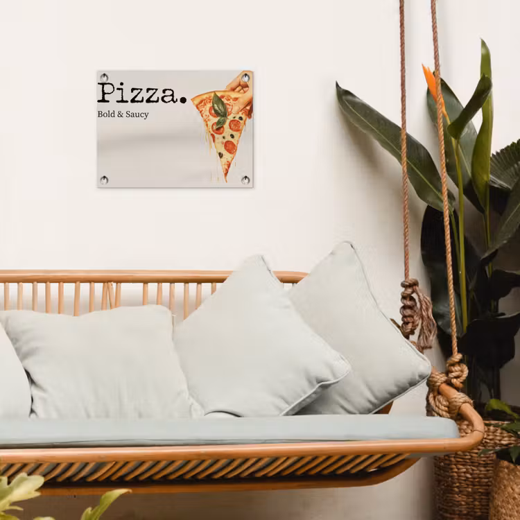Tuinposter - Pizza - Kaas - Pepperoni — 5