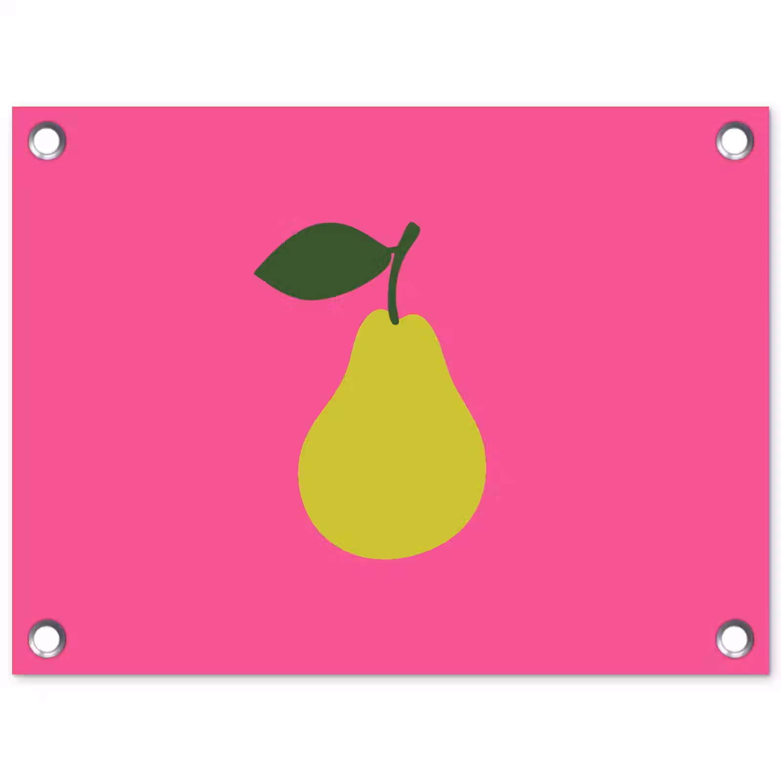 Tuinposter - Illustratie - Fruit - Peer - Groen — 1