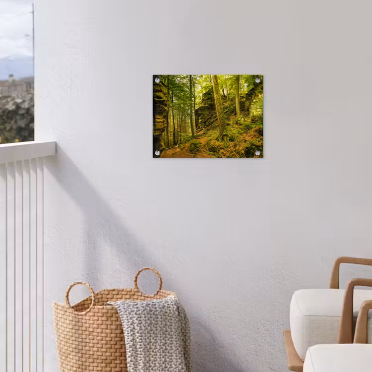 Tuinposter - Bomen - Steen - Bos - Natuur - Planten — 3