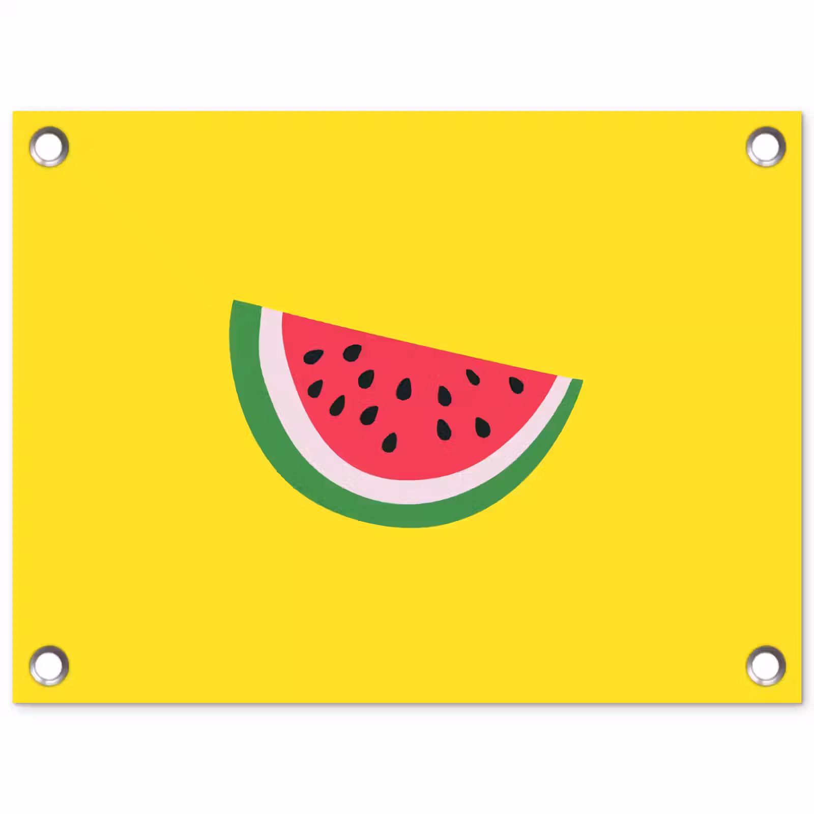 Tuinposter - Fruit - Watermeloen - Geel — 1