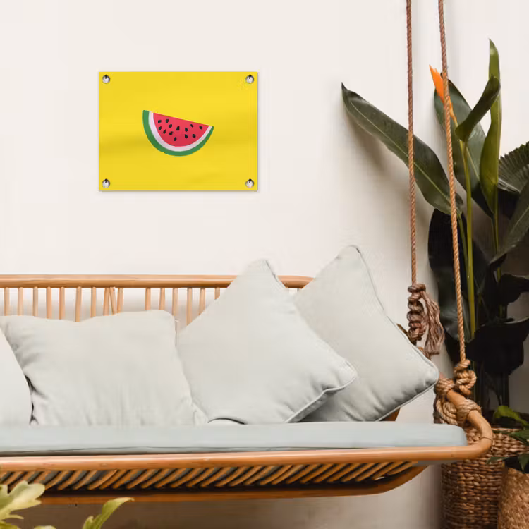 Tuinposter - Fruit - Watermeloen - Geel — 5