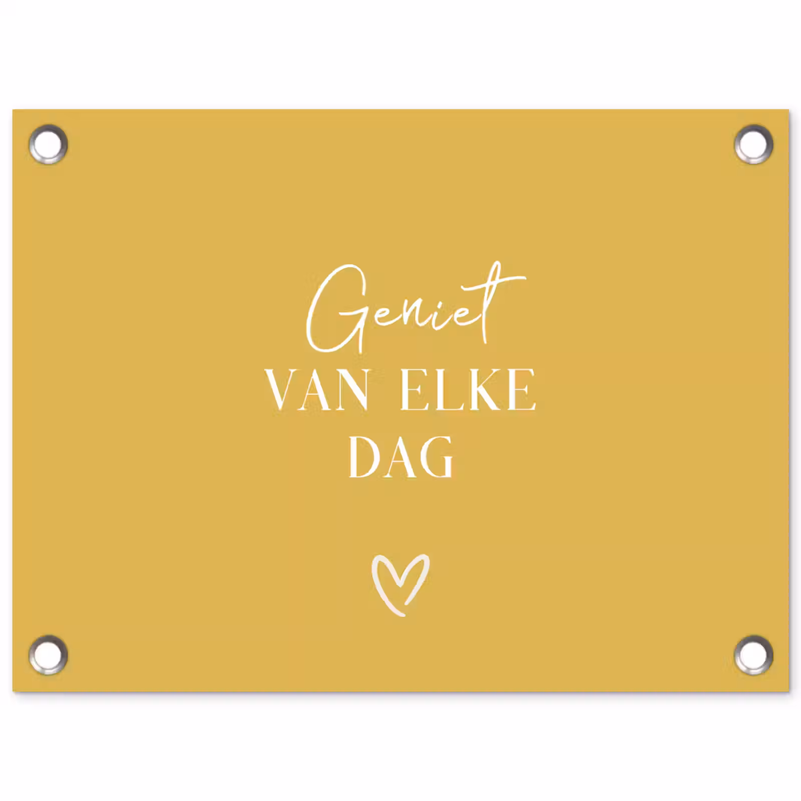 Tuinposter - Geniet van elke dag — 1