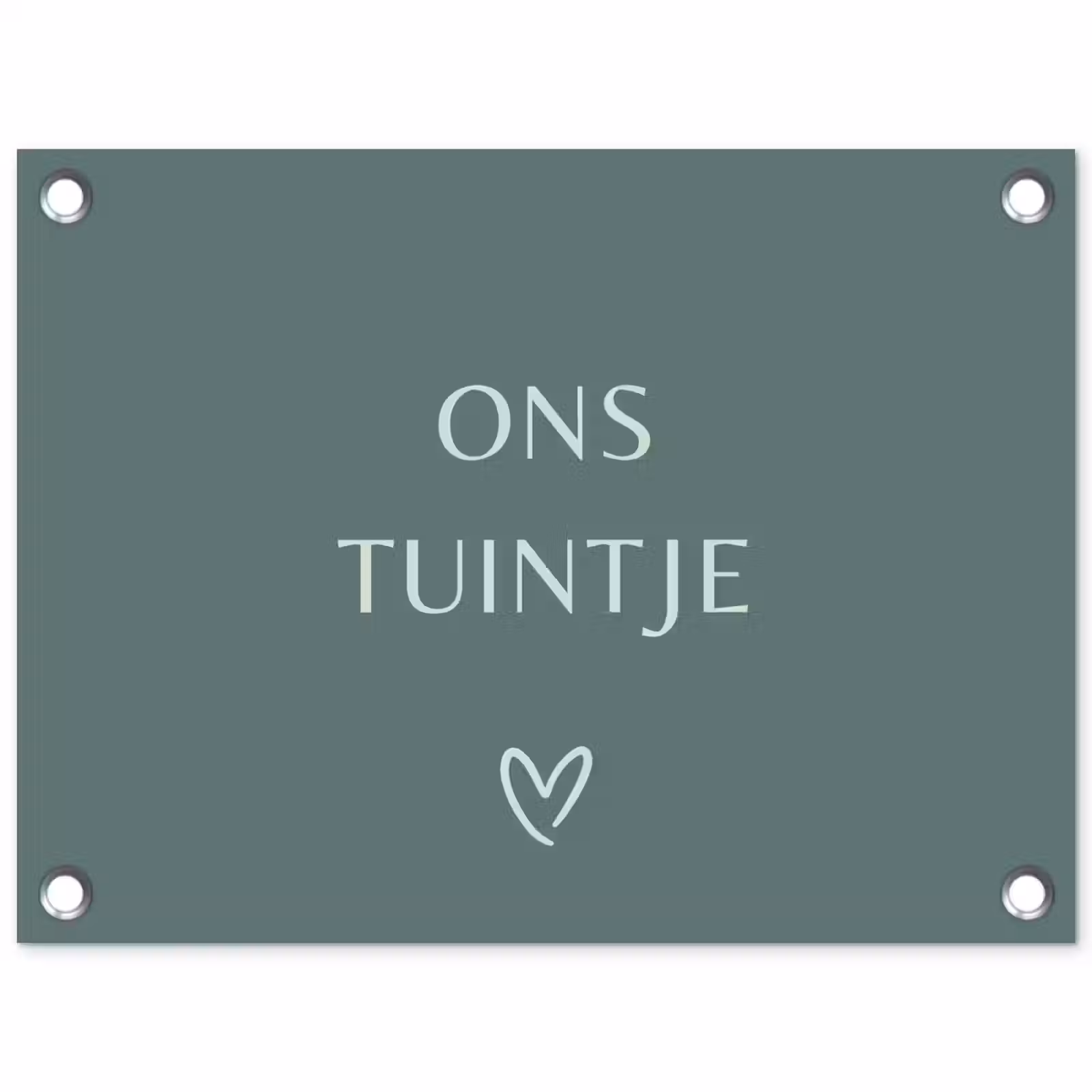 Tuinposter - Ons tuintje — 1