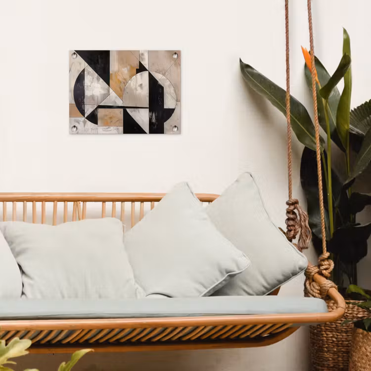 Tuinposter - Abstract - Modern - Geometrisch - Pastel — 5