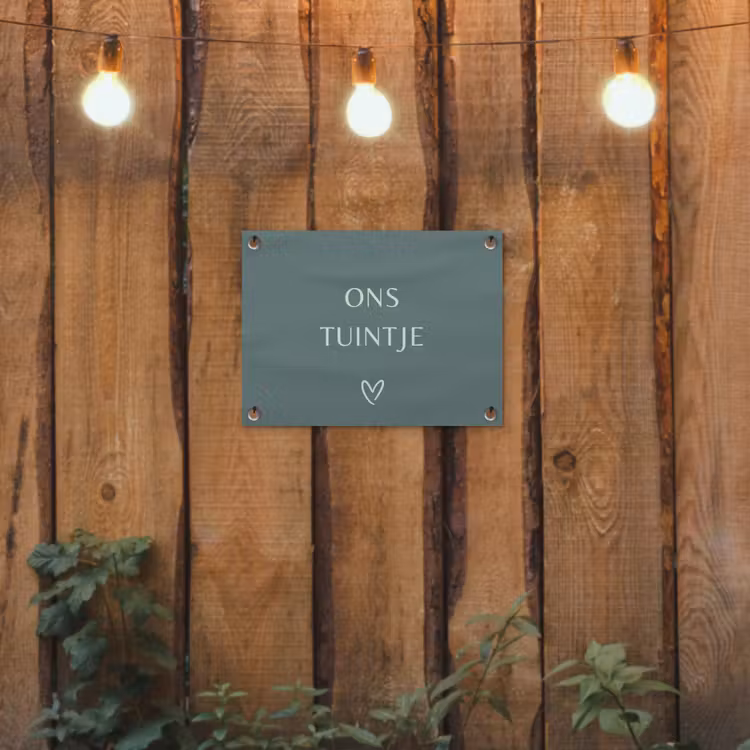 Tuinposter - Ons tuintje — 2