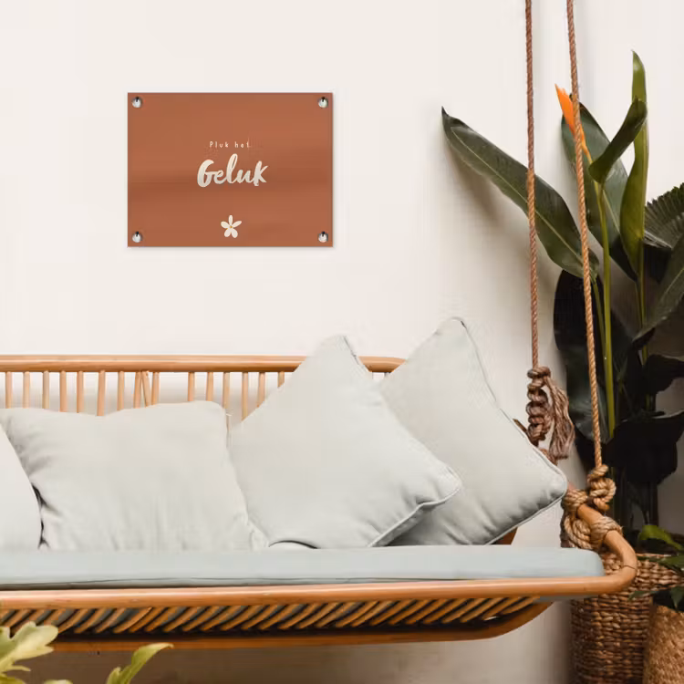 Tuinposter - Pluk het Geluk — 5