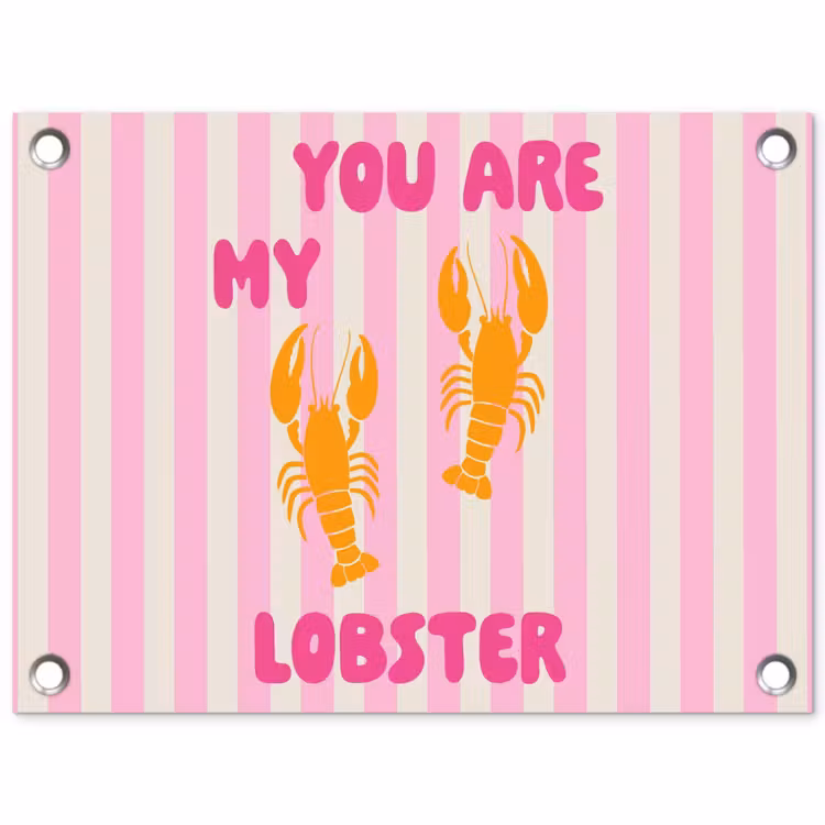 Tuinposter - Lobster - Love - Valentijn — 1