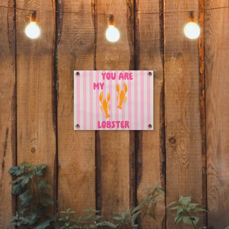 Tuinposter - Lobster - Love - Valentijn — 2