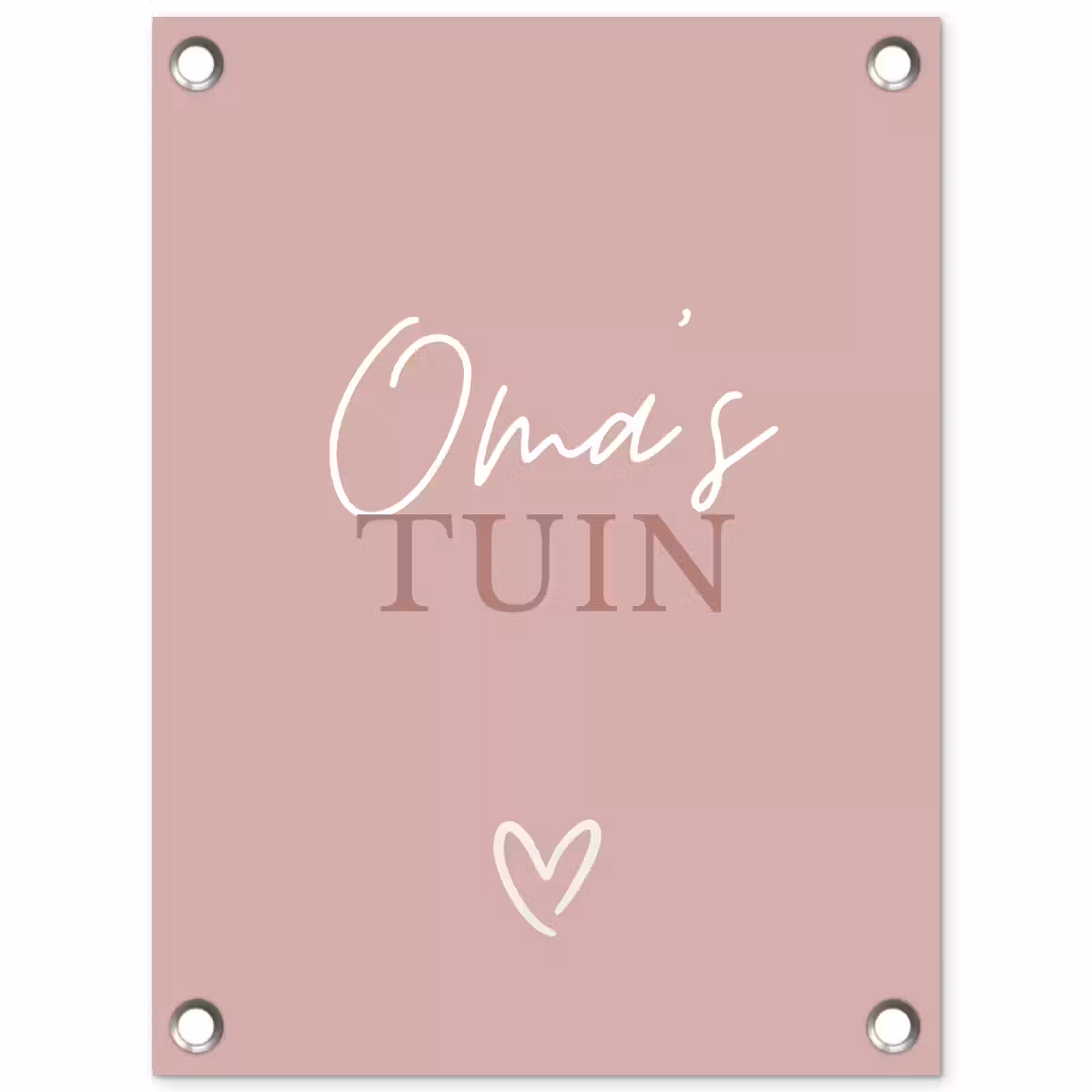 Tuinposter - Oma's Tuin met Hart — 1