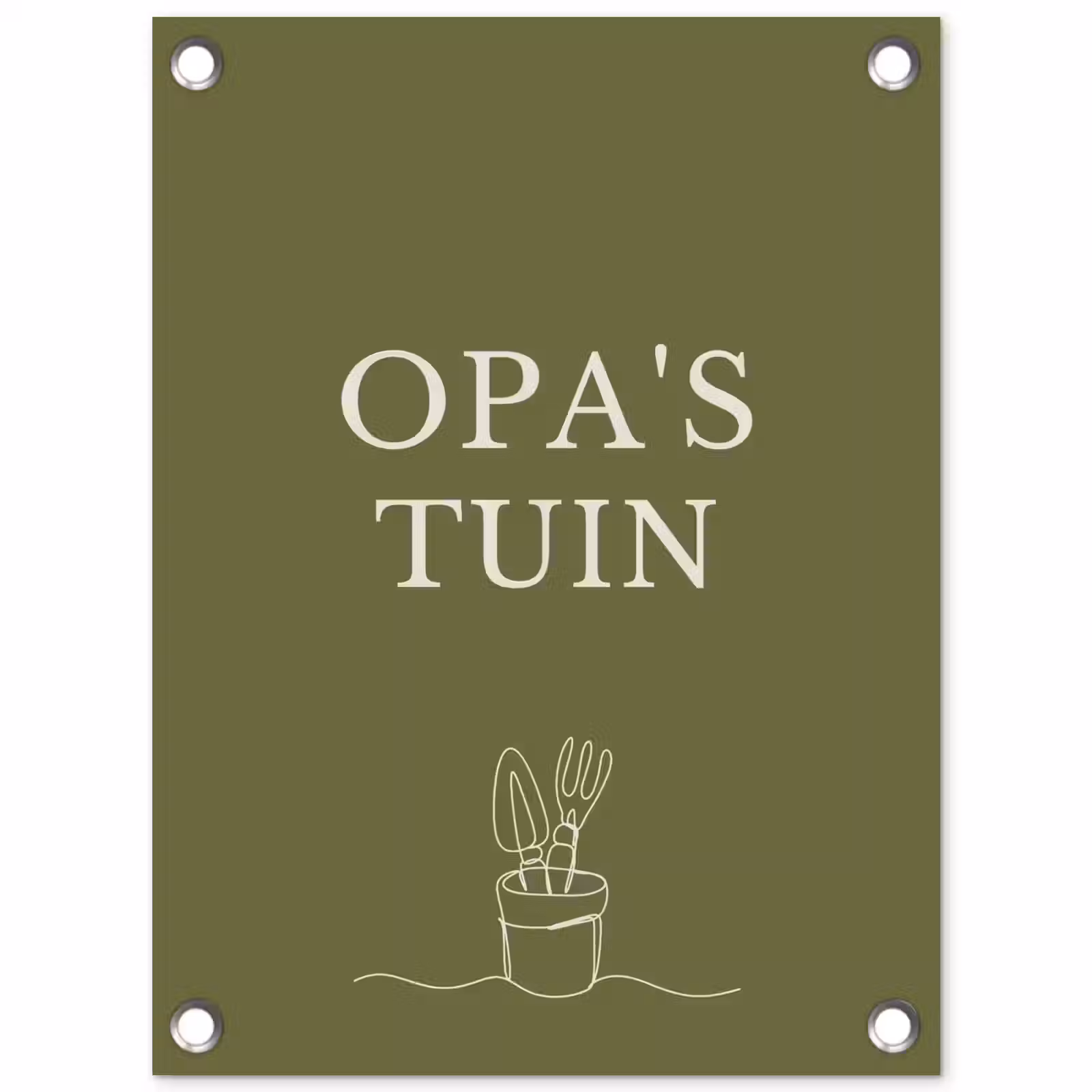 Tuinposter - Opa's Tuin — 1