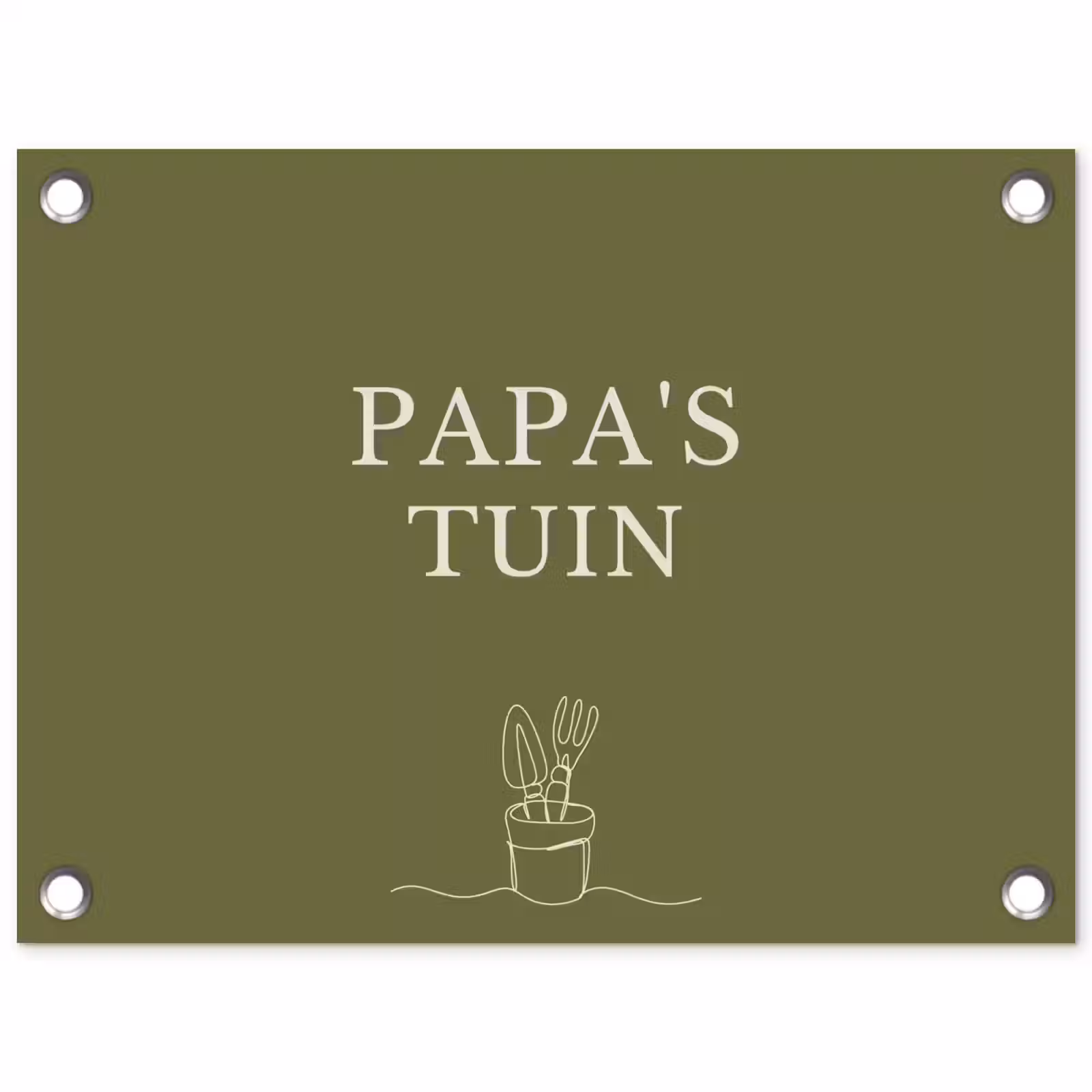 Tuinposter - Papa's Tuin — 1