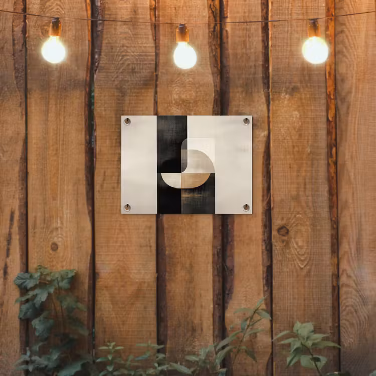 Tuinposter - Modern - Vierkant - Vormen — 2