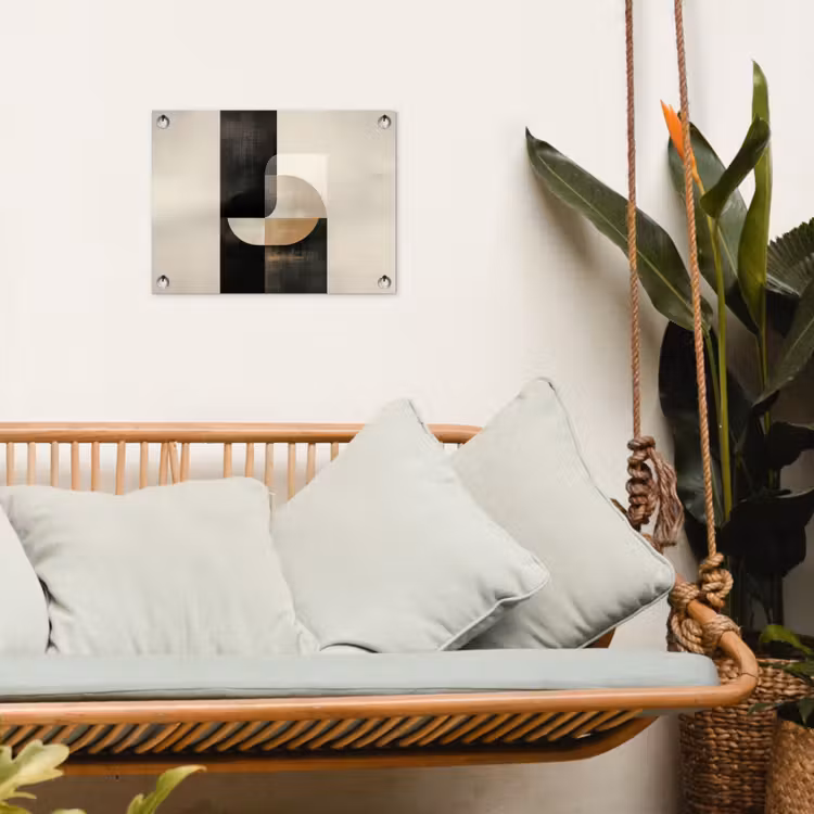 Tuinposter - Modern - Vierkant - Vormen — 5