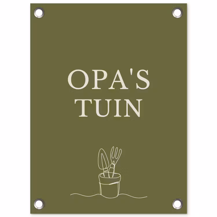 Tuinposter - Opa's Tuin — 1