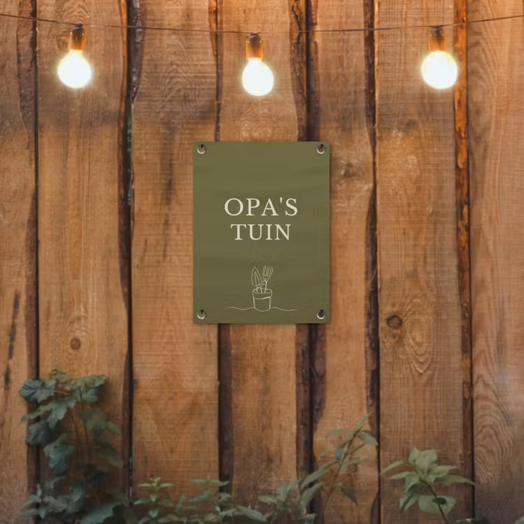 Tuinposter - Opa's Tuin — 2