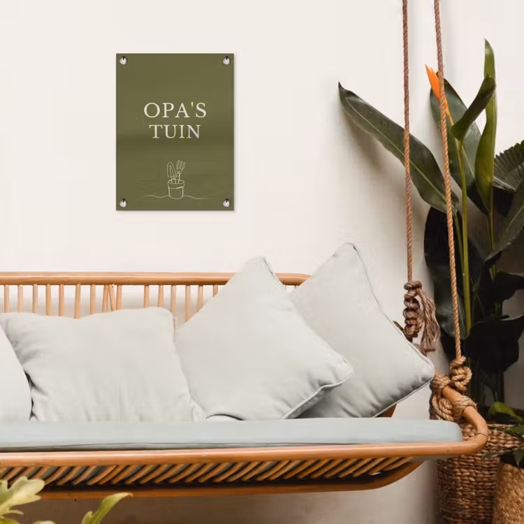 Tuinposter - Opa's Tuin — 5