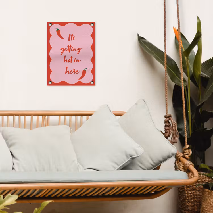 Tuinposter - Chilipeper - Red - Hot - Quotes — 5