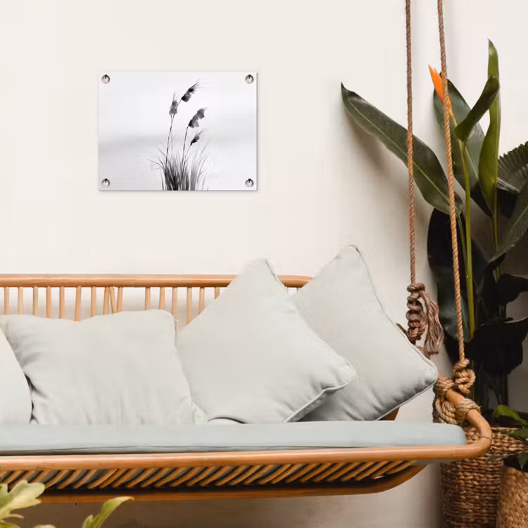 Tuinposter - Minimalistisch - Stelen - Wit — 5