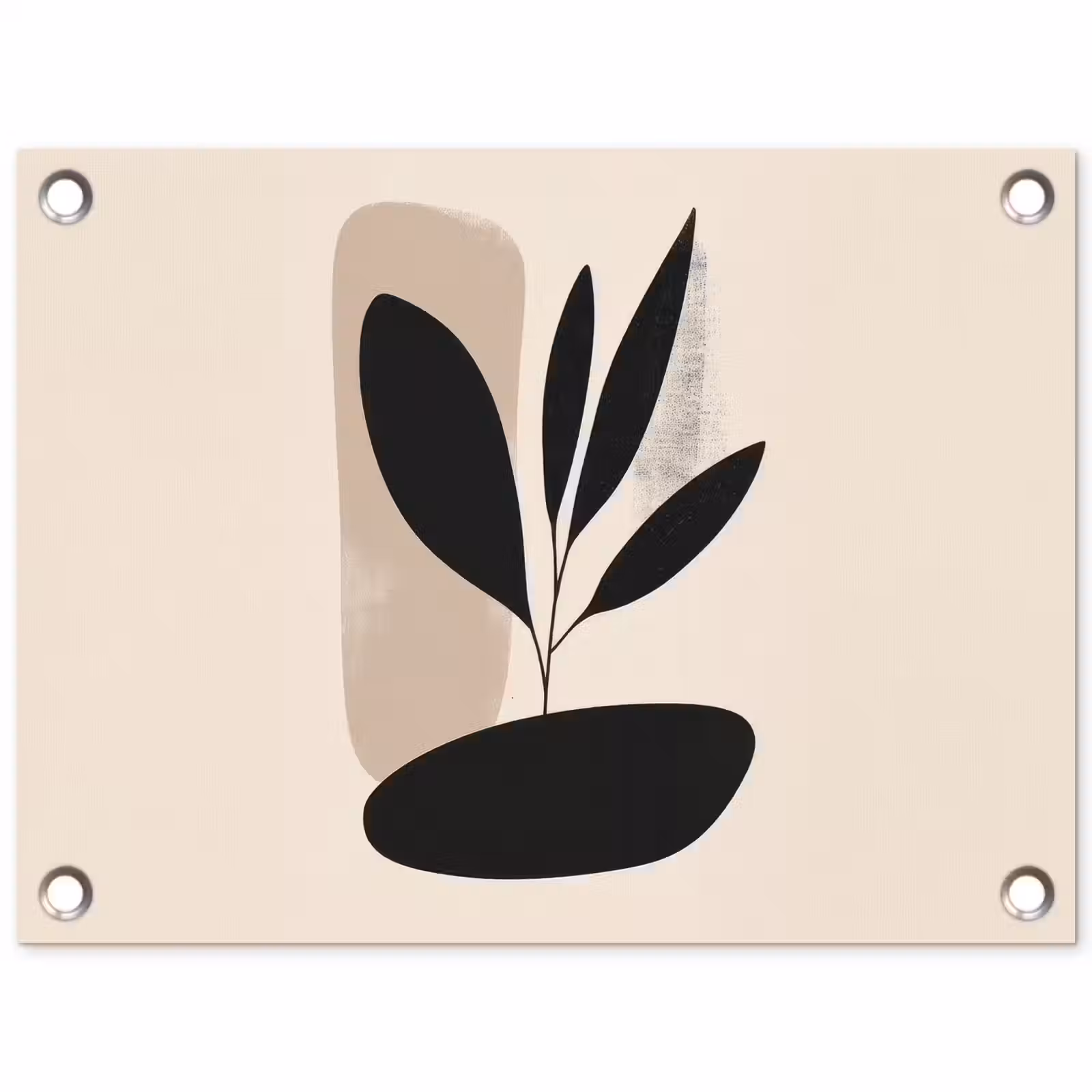 Tuinposter - Plant - Beige - Japandi — 1