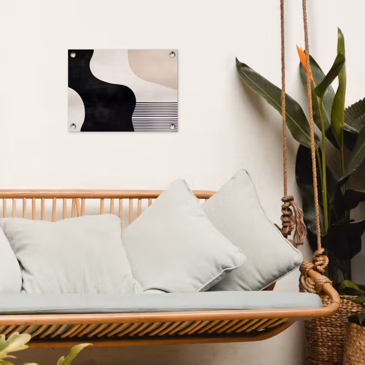 Tuinposter - Abstract - Japandi - Beige - Modern — 5