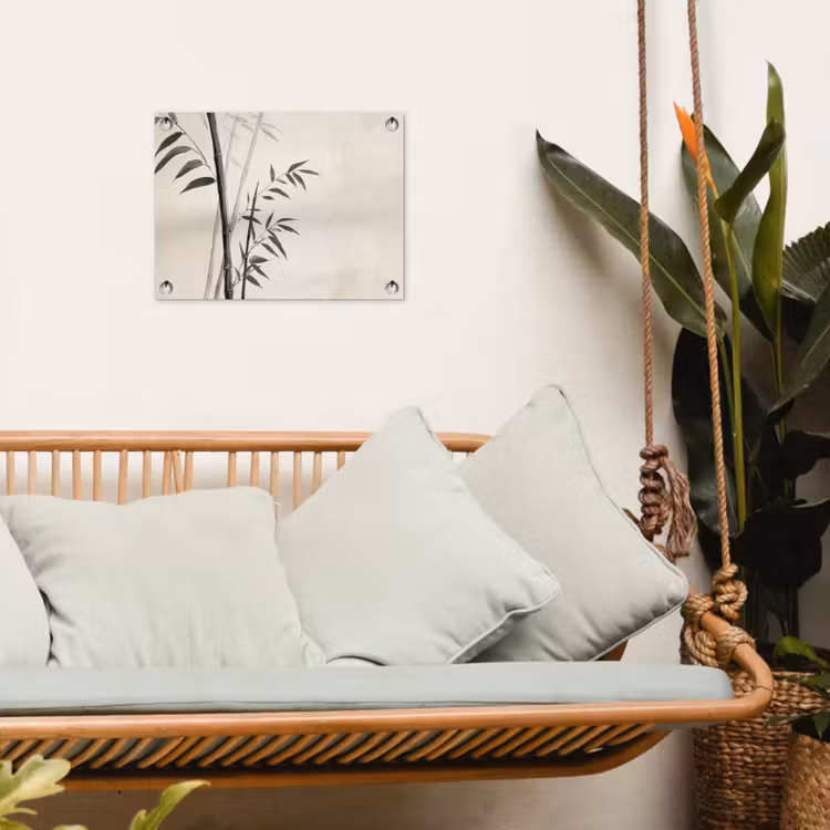 Tuinposter - Japandi - Bamboe - Beige — 5