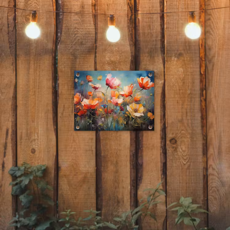 Tuinposter - Bloemen - Watercolor - Kunst - Botanisch - Natuur — 2