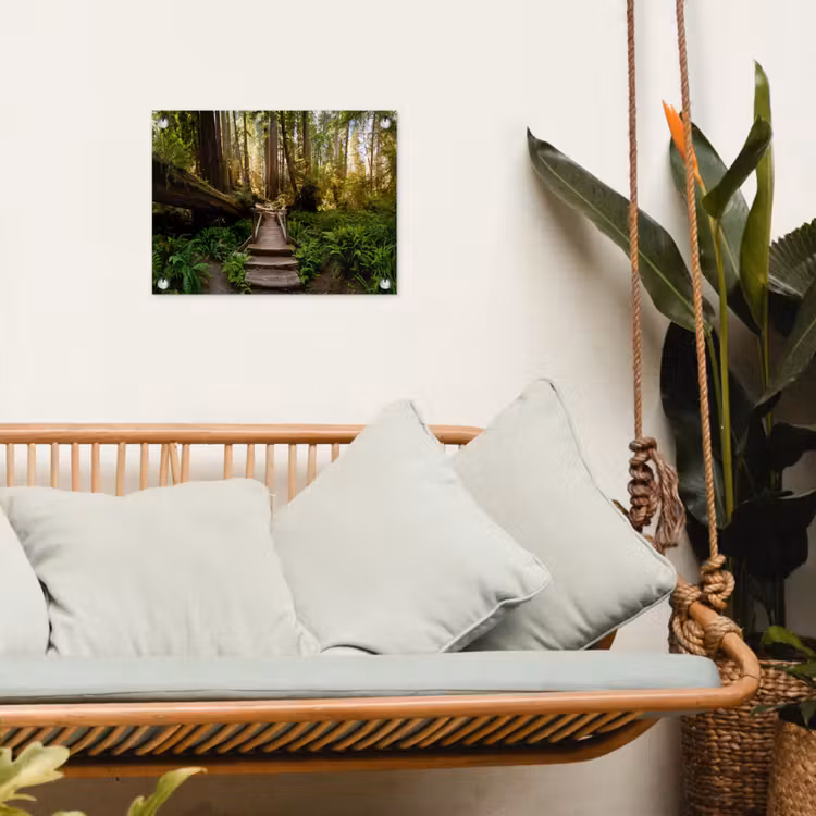 Tuinposter - Jungle - Natuur - Trap - Bomen — 5