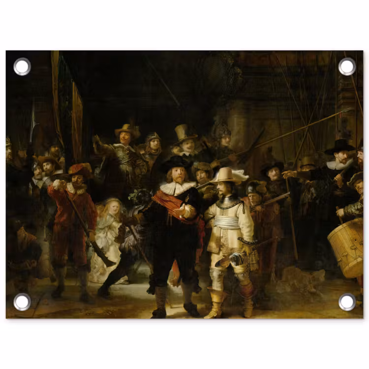 Tuinposter - De Nachtwacht - Kunst - Oude meesters - Rembrandt — 1