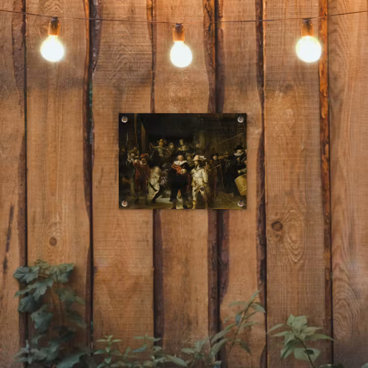 Tuinposter - De Nachtwacht - Kunst - Oude meesters - Rembrandt — 2