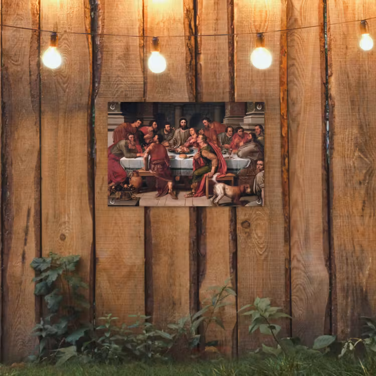 Tuinposter - Het laatste avondmaal - Schilderij van Willem Key — 2