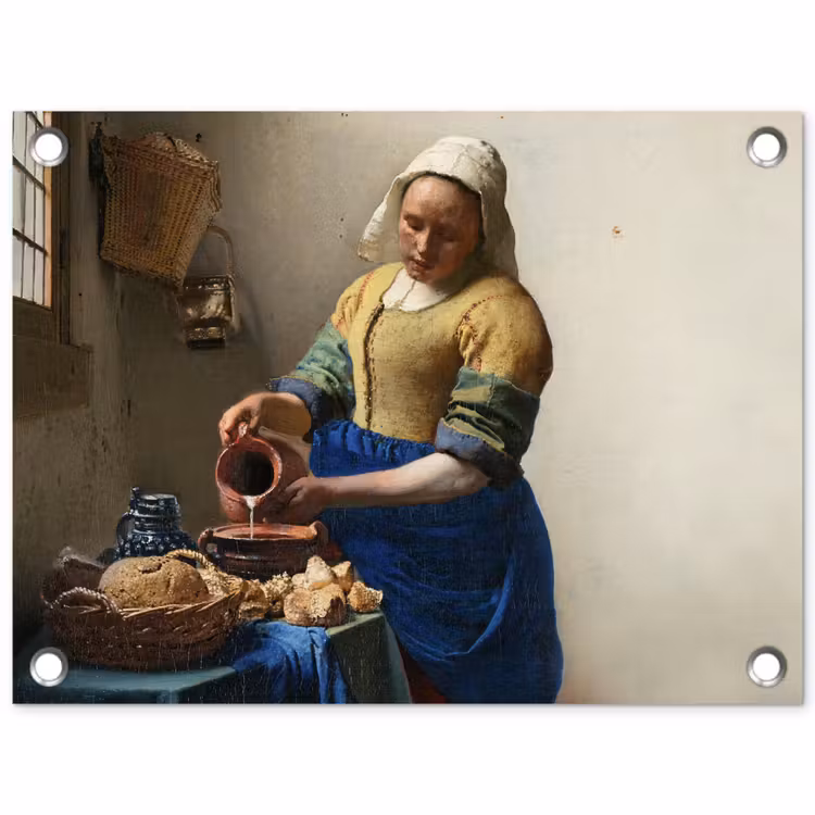 Tuinposter - Het melkmeisje - Kunst - Oude meesters - Vermeer — 1