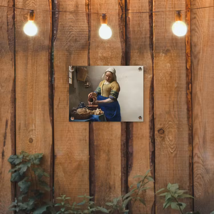 Tuinposter - Het melkmeisje - Kunst - Oude meesters - Vermeer — 2