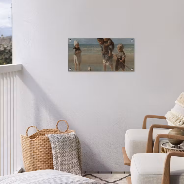 Tuinposter - Kinderen der zee - Schilderij van Jozef Israëls — 3