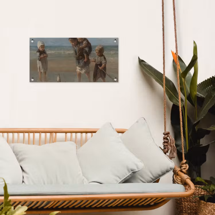 Tuinposter - Kinderen der zee - Schilderij van Jozef Israëls — 5