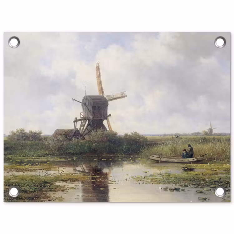 Tuinposter - Molen - Willem Roelofs - Oude meesters - Kunst — 1