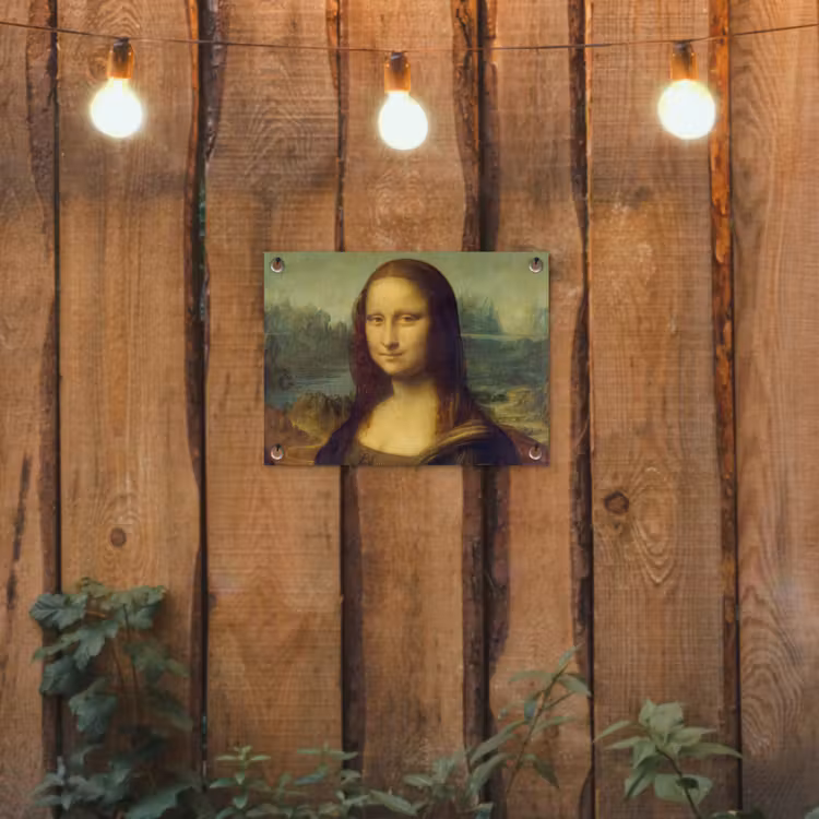 Tuinposter - Mona Lisa - Leonardo da Vinci — 2