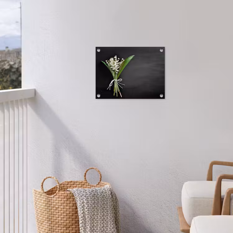 Tuinposter - Lelietjes van dalen - Bloemen - Strik - Flora — 3