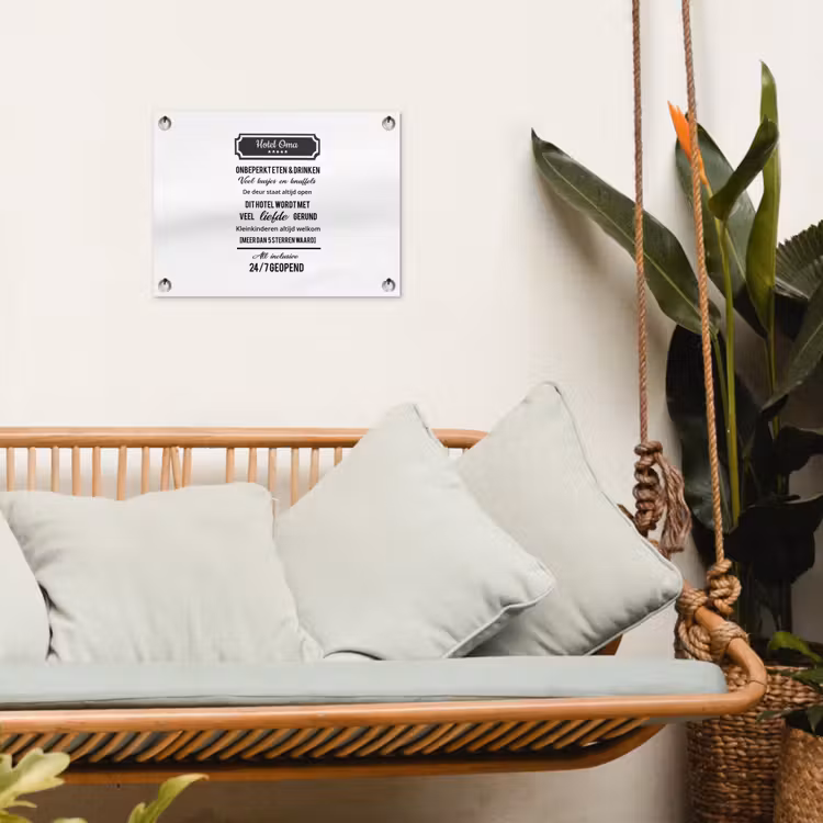 Tuinposter - Hotel oma - Spreuken - Oma - Quotes — 5