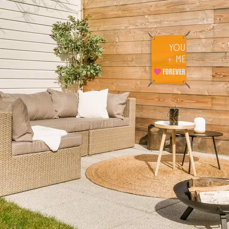 Tuinposter - Oranje - Love - Valentijn — 4