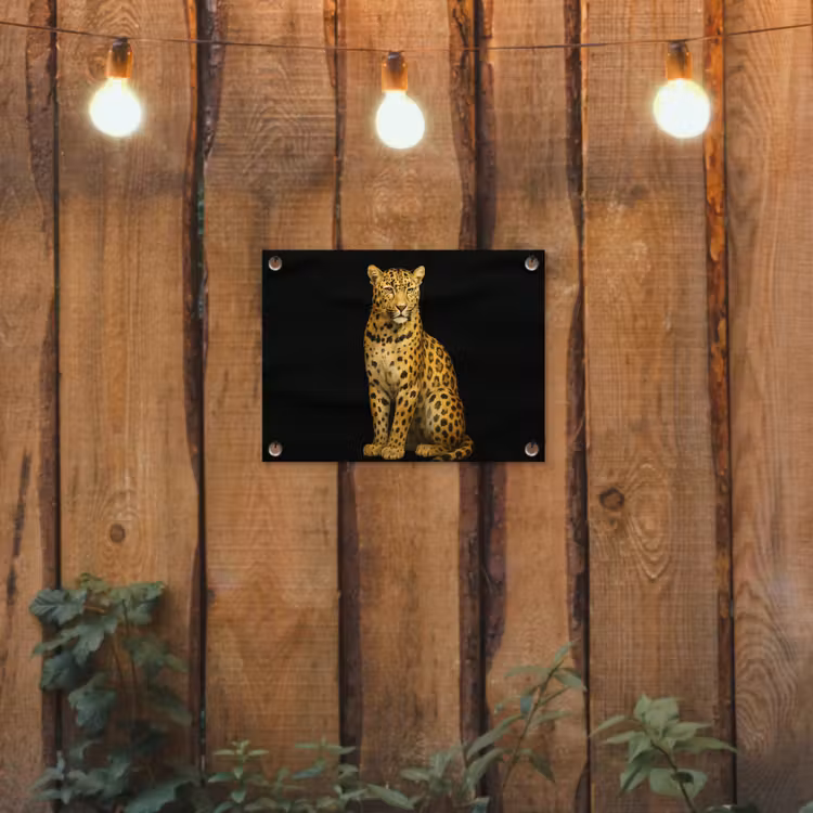 Tuinposter - Panter - Realistisch - Bruin — 2